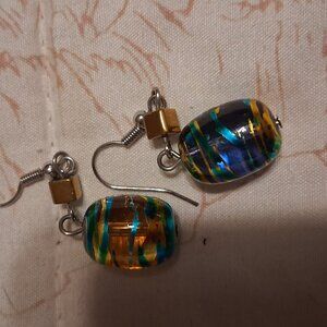 COLORFUL GLASS MADE EARRINGS